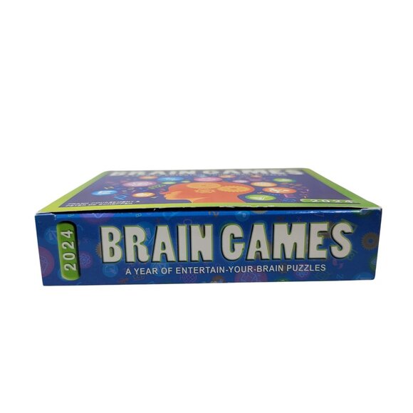 Brain Games Calendar 2024 6x5" Daily Desktop Calendar New Page Every Day Ink NEW - Picture 6 of 9